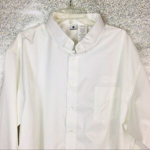VF Imagewear Men's White Dress/Uniform‎ Shirt long Sleeve